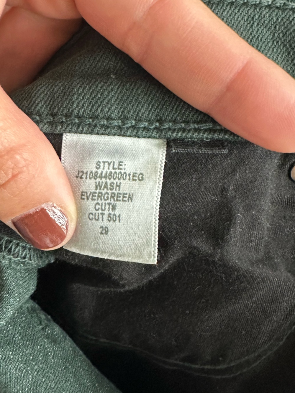 Veronica Beard Debbie High Rise Dark Green Skinny Jeans Size 29 - Picture 12 of 12